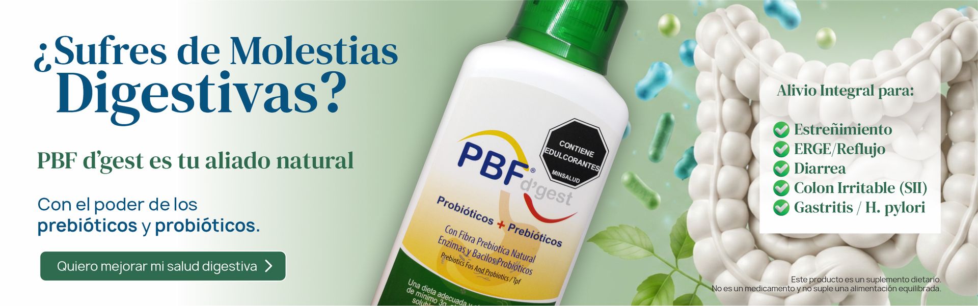 Bienestarbien | Probióticos y Prebióticos | Lacico | PBF Dgest