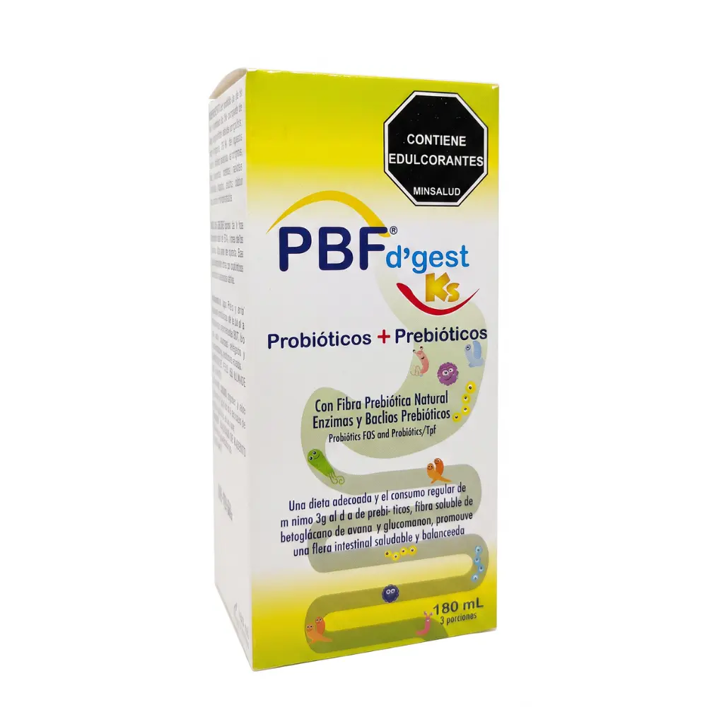 PBF Dgest KS- LACICO - Probioticos y prebioticos para niños y niñas - salud intestinal2.webp
