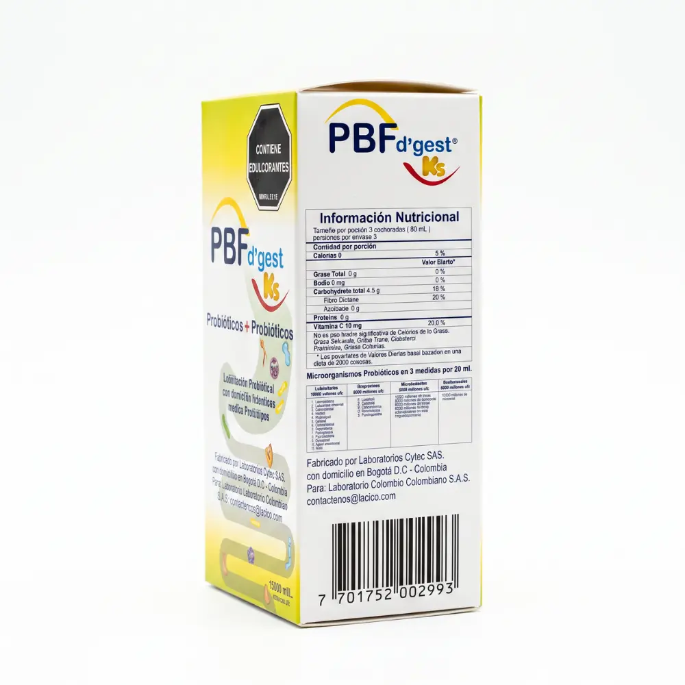 PBF Dgest KS- LACICO - Probioticos y prebioticos para niños y niñas - salud intestinal6.webp